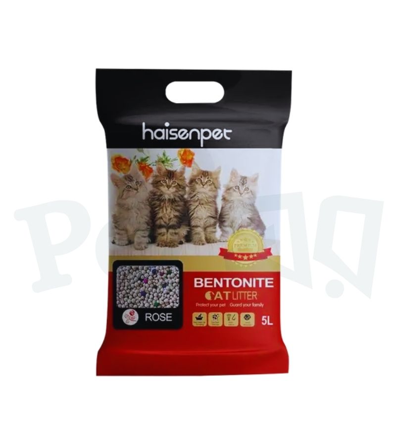 Haisenpet Bentonite Cat Litter Rose 5L Haisenpet Bentonite Cat Litter Rose 5L (4.5kg) - Image 1