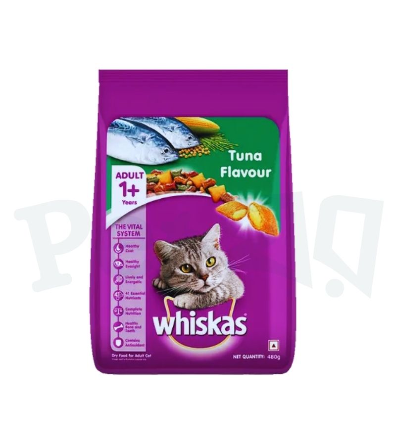 Whiskas Adult Cat Food Tuna 480g Whiskas Adult Cat Food Tuna 480g - Image 1