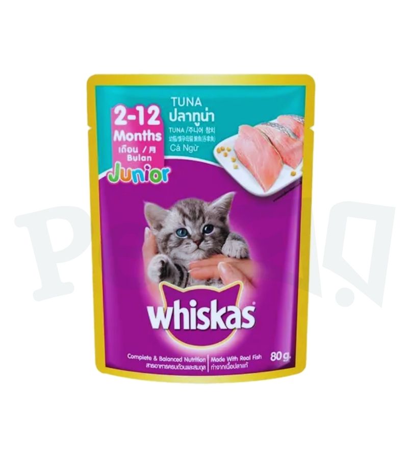 Whiskas Pouch Junior Tuna 80g Whiskas Pouch Junior Tuna 80g - Image 1
